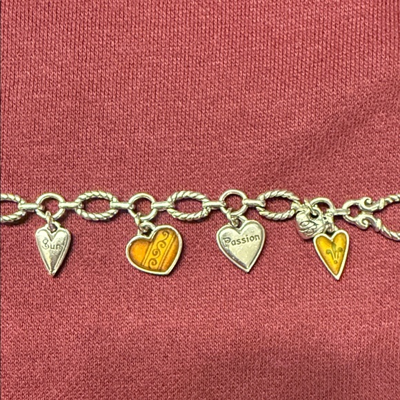 Silver Heart Charm Bracelet - Picture 7 of 7
